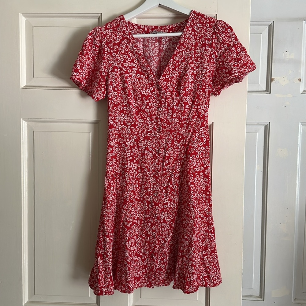 Flutter Sleeve Mini Dress - Picture 6 of 7